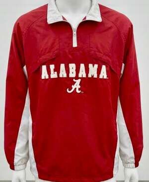 Cadre Alabama Crimson Tide NCAA Quarter Zip Windbreaker Pullover XXL